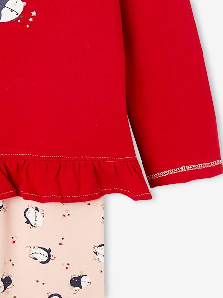 Christmas Penguins Pyjamas for Girls  - vertbaudet enfant 