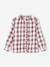 Chequered Flannel Shirt for Girls chequered red - vertbaudet enfant 