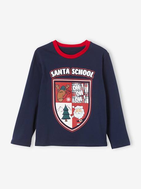 Christmas Combo, Pyjamas + Socks for Boys navy blue - vertbaudet enfant 