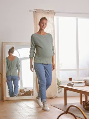 Maternity-Nursing Clothes-Front/Back Jumper, Maternity & Nursing