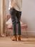 Jean de grossesse mom bandeau sans couture Bleu stone+DENIM STONE+Gris - vertbaudet enfant 