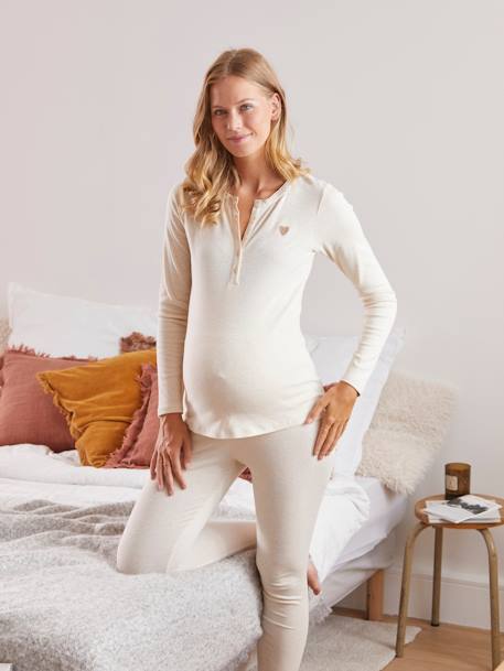 Pyjama grossesse 2 pieces Top - La Mère et l'Enfant