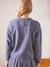 Short Dual Fabric Dress, Maternity & Nursing Special GREY DARK SOLID WITH DESIGN - vertbaudet enfant 