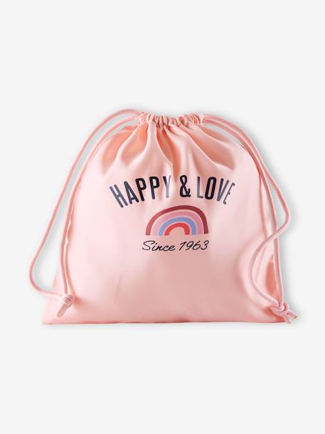 Rainbow Lunch Bag for Girls BEIGE MEDIUM METALLIZED - vertbaudet enfant 