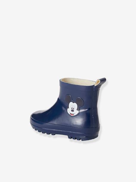 Mickey Mouse Wellies by Disney® for Boys BLACK DARK SOLID WITH DESIGN - vertbaudet enfant 