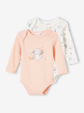 Pack of 2 Bodysuits, Marie of The Aristocats by Disney®, for Babies  - vertbaudet enfant