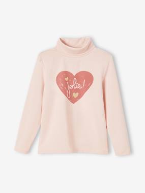 Fille-Lot de 3 T-shirts col roulé fille