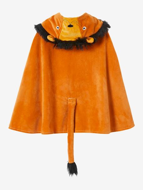 Lion Costume Cape YELLOW MEDIUM SOLID WTH DESIGN - vertbaudet enfant 
