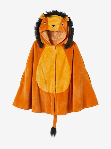Lion Costume Cape YELLOW MEDIUM SOLID WTH DESIGN - vertbaudet enfant 
