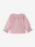 Marl Blouse with Double Collar, for Babies soft lilac - vertbaudet enfant 