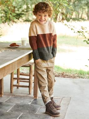 -Lined Cargo Trousers for Boys