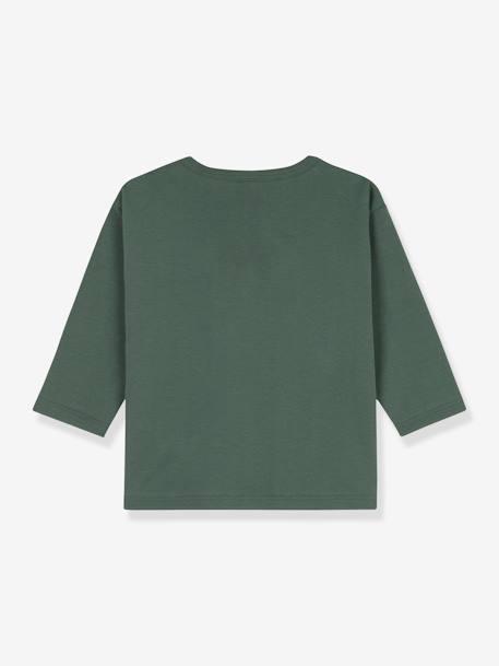 Long Sleeve Top in Organic Cotton for Babies, by Petit Bateau green - vertbaudet enfant 