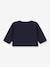 Quilted Double Knit Cardigan for Babies - PETIT BATEAU navy blue - vertbaudet enfant 