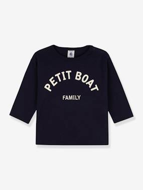Baby-Long Sleeve Top in Organic Cotton, for Babies, by Petit Bateau
