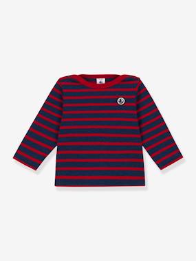 -Sailor-type Top in Thick Jersey Knit, for Babies