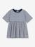 Striped Cotton Dress for Children, 3/4 Sleeves, by Petit Bateau blue - vertbaudet enfant 