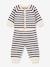 Striped 2-Piece Set for Babies, in Wool & Cotton Knit, by Petit Bateau printed white - vertbaudet enfant 