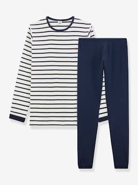 Fille-Pyjama, surpyjama-Pyjama marinière garçon