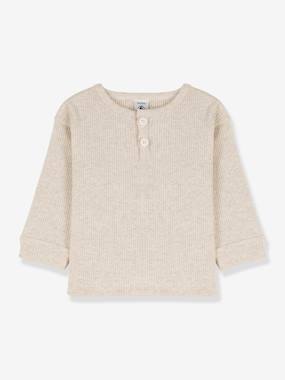 -Long Sleeve Organic Cotton Top for Babies, by Petit Bateau