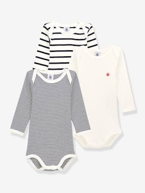 Bébé-Body-Lot de 3 bodies manches longues