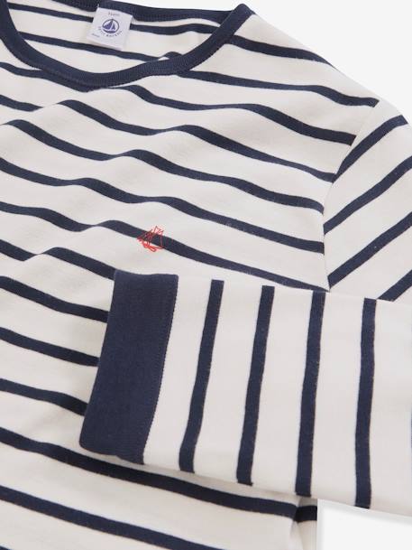 Pyjama marinière garçon écru - vertbaudet enfant 
