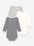 Pack of 3 Long Sleeve Bodysuits by Petit Bateau set white+white - vertbaudet enfant 