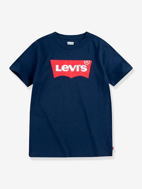 Batwing T-Shirt for Babies, by Levi's® navy blue+red+white - vertbaudet enfant 