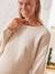 Top with Slit on the Side, Maternity & Nursing Special GREY LIGHT SOLID - vertbaudet enfant 