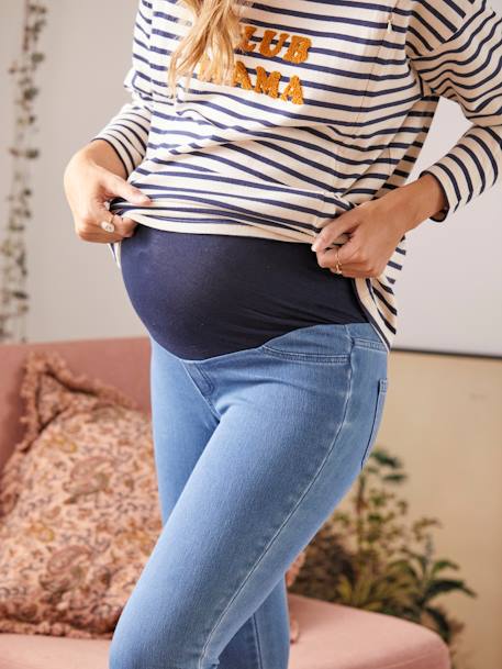 Tregging de grossesse sans couture effet jean Denim brut+Denim clair+GRIS - cf swatch - vertbaudet enfant 