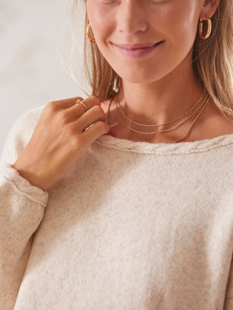 Top with Slit on the Side, Maternity & Nursing Special GREY LIGHT SOLID - vertbaudet enfant 