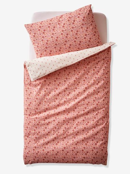Pillowcase for Babies, Happy Bohème PINK MEDIUM ALL OVER PRINTED - vertbaudet enfant 