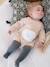 Long Sleeve Romper for Babies BEIGE LIGHT SOLID - vertbaudet enfant 