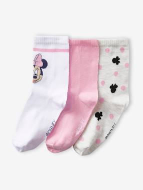 Pack of 3 Pairs of Minnie Mouse Socks by Disney®  - vertbaudet enfant