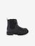 Disney® Minnie Ankle Boots for Girls BLACK DARK SOLID WITH DESIGN - vertbaudet enfant 