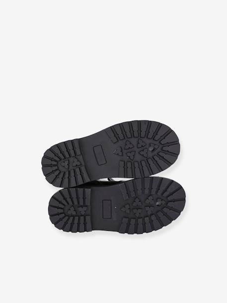 Disney® Minnie Ankle Boots for Girls BLACK DARK SOLID WITH DESIGN - vertbaudet enfant 