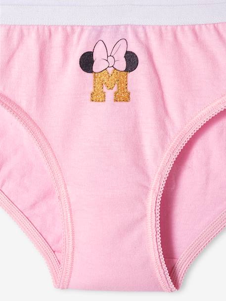 Pack of 7 Minnie Mouse Briefs by Disney® - pink medium solid with desig,  Girls