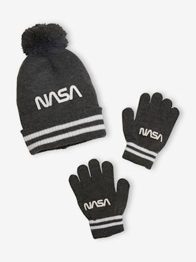NASA® Beanie + Gloves Set for Boys  - vertbaudet enfant