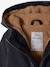 Denim Jacket with Hood Lined in Sherpa for Babies  - vertbaudet enfant 