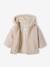 Padded Jacket in Faux Furry Fabric, for Babies ecru - vertbaudet enfant 