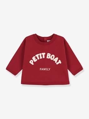 Cotton Sweatshirt for Babies, by PETIT BATEAU  - vertbaudet enfant