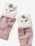 Knitted Unicorn Mittens/Gloves for Girls PINK LIGHT SOLID WITH DESIGN - vertbaudet enfant 