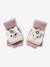 Knitted Unicorn Mittens/Gloves for Girls PINK LIGHT SOLID WITH DESIGN - vertbaudet enfant 