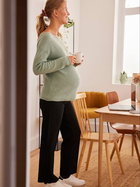Pantalon de grossesse large pour les fêtes Noir - vertbaudet enfant 