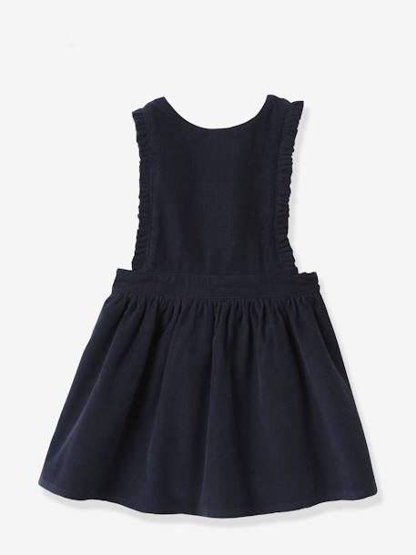 Corduroy Dress for Babies, by CYRILLUS navy blue - vertbaudet enfant 