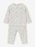 Pyjama bébé velours CYRILLUS imprimé animaux beige - vertbaudet enfant 