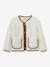 Coat in Sherpa for Girls, by CYRILLUS ecru - vertbaudet enfant 