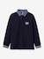 Rugby Shirt in Organic Cotton for Boys, by CYRILLUS navy blue - vertbaudet enfant 