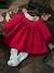 Velour Dress & Matching Tights for Babies red - vertbaudet enfant 