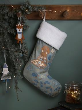 Scandinavian Fox Christmas Stocking  - vertbaudet enfant