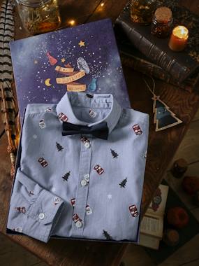 -Christmas Gift Box, Shirt & Bow Tie for Boys